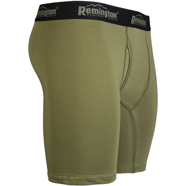 Мужские трусы Remington удлиненные боксеры хаки р. 2XL