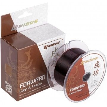 Леска FORWARD Carp&Feeder brown 0,496mm/150m Nylon (N-FCF-0496-150) Nisus