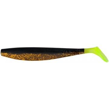 Виброхвост Helios Trofey 5.5"/14см Black Sparkles LT 4шт. (HS-25/1-033)