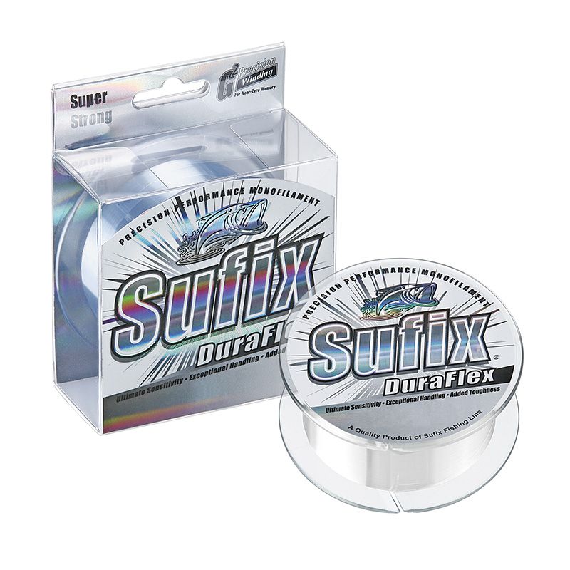 Леска SUFIX Duraflex x10 прозрачная 100 м 0.16 мм 3,1 кг