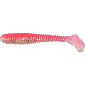 Виброхвост Helios Catcher 2,75"/7 см Silver Sparkles & Pink 7шт. (HS-1-035)