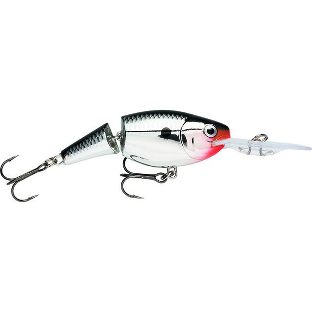 Воблер RAPALA Jointed Shad Rap 04 /CH /суспендер/ 1,2-1,8м, 4см, 5гр