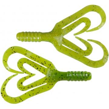 Твистер Helios Credo Four tail 2,35"/6,0 см Green Lime 10шт. (HS-20-010)