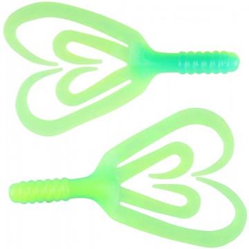 Твистер Helios Credo Four tail 2,35"/6,0 см Blue Lime 10шт. (HS-20-040)