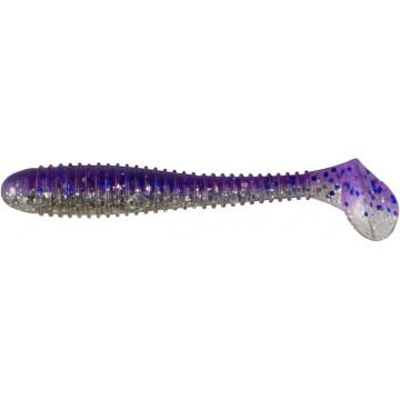 Виброхвост Helios Catcher 2,75"/7 см Silver Sparkles & Fio 7шт. (HS-1-036)