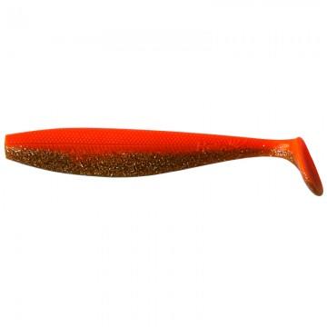 Виброхвост Helios Trofey 5.5"/14см Orange & Sparkles 4шт. (HS-25-022)