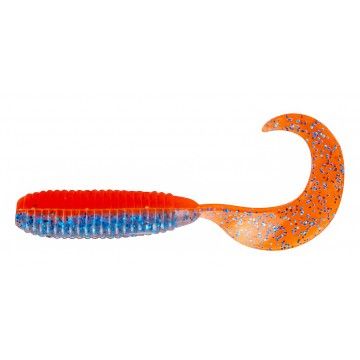 Твистер Тiny Credo 1,55"/4 см Star Blue & Orange 12шт. (HS-8-044) Helios