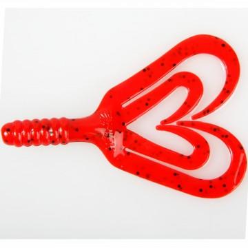 Твистер Helios Credo Four tail 2,35"/6,0 см Pepper Red 10шт. (HS-20-030)