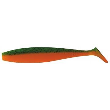Виброхвост Helios Trofey 5.5"/14см Pepper Green & Orange 4шт. (HS-25-018)