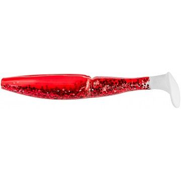 Виброхвост Guru 5,0"/12,7 см Red Sparkles WT 5шт. (HS-31-034) Helios