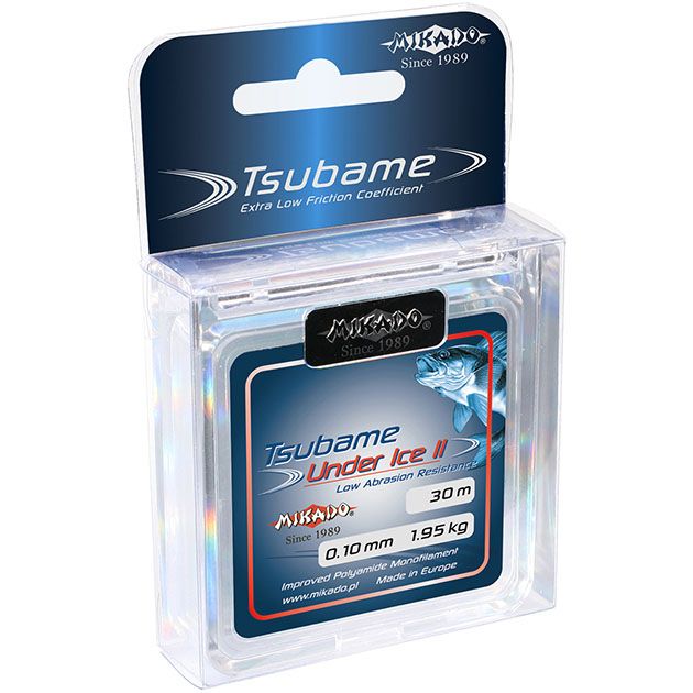 Леска мононить Mikado TSUBAME UNDER ICE II  0,08 (50 м) - 1.30 кг.