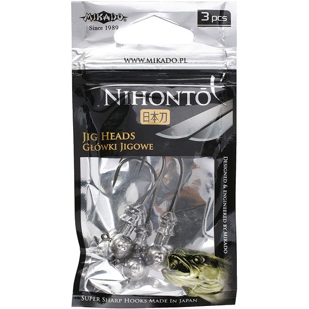 Джиг - головка Mikado NIHONTO BN 12 г., крючок № 1/0  ( 3 шт.)
