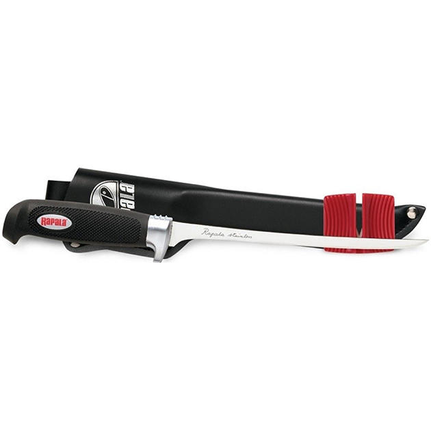 704 Филейный нож Rapala (лезвие 10 см, мягк. рукоятка)