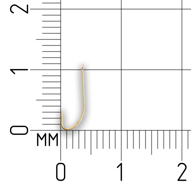 Крючки Mikado SENSUAL - ROACH № 14 G (с лопаткой) ( 10 шт.), HS101-14G