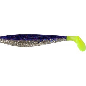 Виброхвост Helios Trofey 5.5"/14см Silver Sparkles & Fio LT 4шт. (HS-25-037)