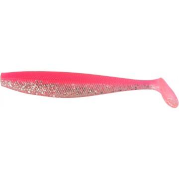Виброхвост Helios Trofey 5.5"/14см Silver Sparkles & Pink 4шт. (HS-25-035)