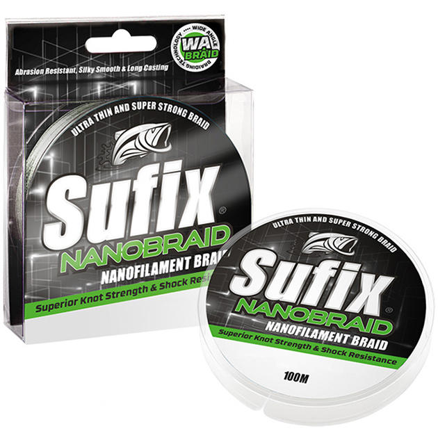Леска плетеная SUFIX Nano Braid камуфляж 100 м 0.10мм 5,0 кг