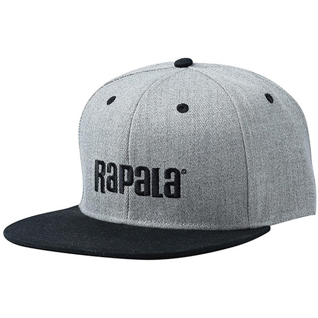 Бейсболка RAPALA серая Flat brim