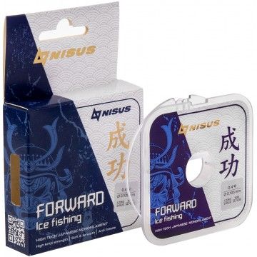 Леска FORWARD ICE FISHING 0,105mm/50m Nylon Transparent (N-FIF-0.105-50) Nisus