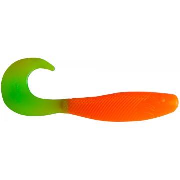 Твистер Helios Hybrid 3,15"/8,0 см Orange & Green 7шт. (HS-14-025)