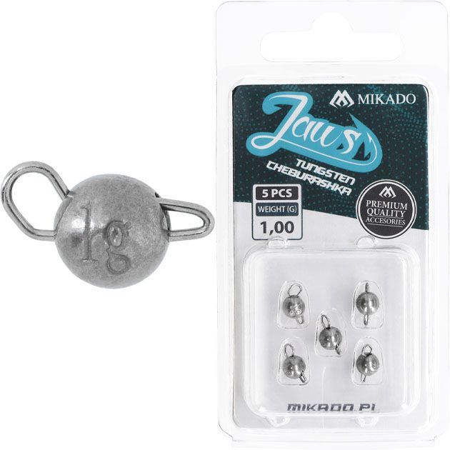 Чебурашка Mikado JAWS TUNGSTEN 1 гр. ( 5 шт.)