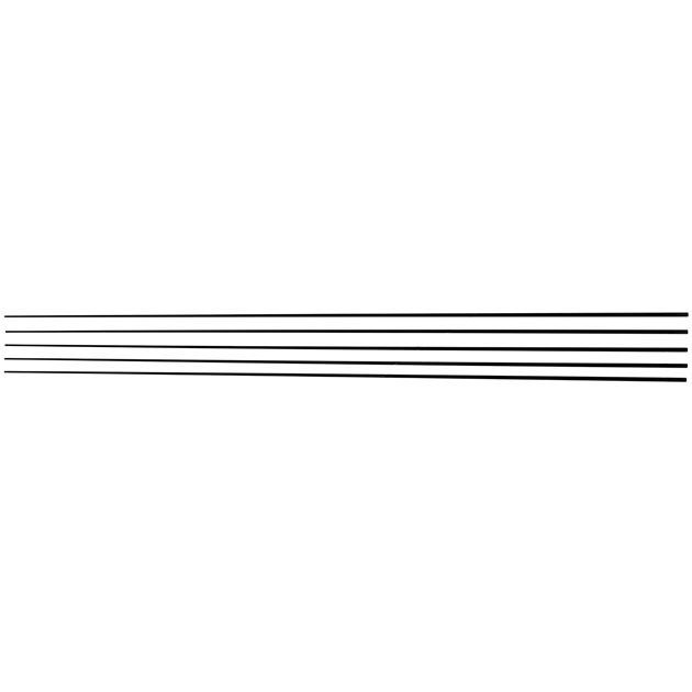 Вершинки для удилищ Mikado стеклопластик 56 см, 2,5 мм (уп.= 2шт.)