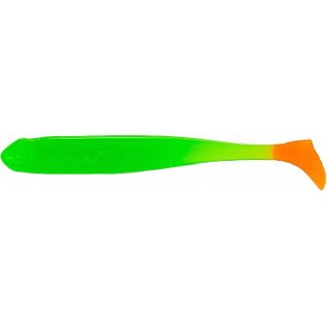 Виброхвост Jumbo 4,95"/12.5 см Lime & Orange 5шт. (HS-7-020) Helios