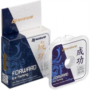 Леска FORWARD ICE FISHING 0,148mm/50m Nylon Transparent (N-FIF-0.148-50) Nisus