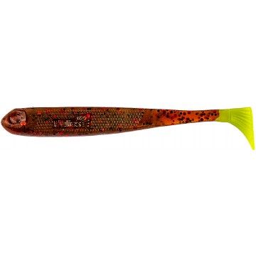 Виброхвост Jumbo 4,95"/12.5 см Rusty Gold & Lime 5шт. (HS-7-017) Helios