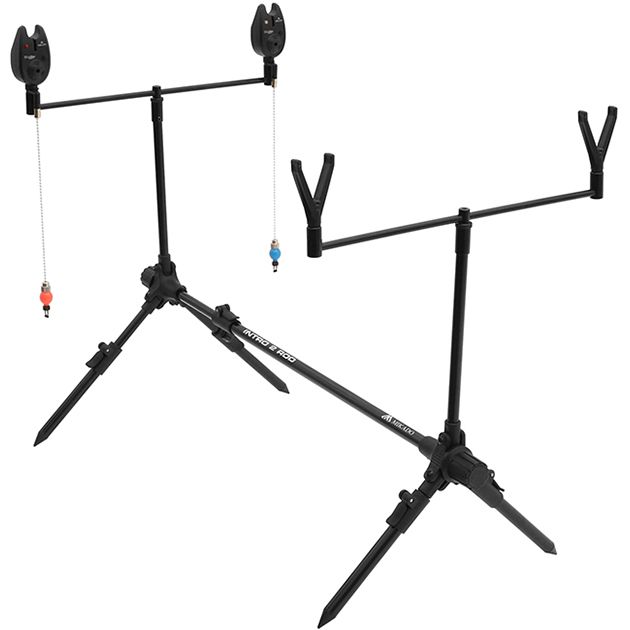 Комплект Род под Mikado INTRO для 2-х карповых удилищ (2 эл.сигн.,2 подвесн. сигн.,2 наконеч.) регул