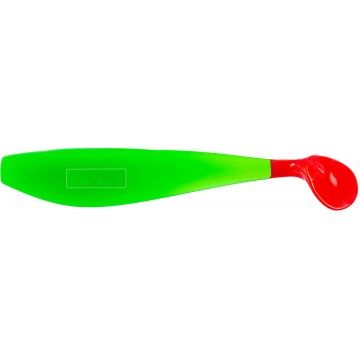 Виброхвост Zander 4"/10,2см Lime & Red 5шт. (HS-36-021) Helios