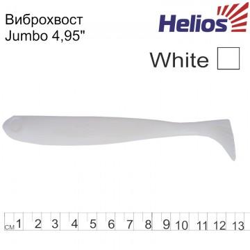 Виброхвост Helios Jumbo 4,95"/12.5 см White 5шт. (HS-7-001)