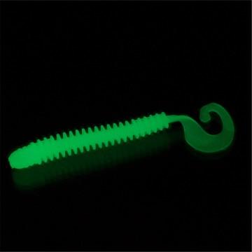 Твистер Helios Credo Long Body 2,95"/7,5 см Phosphorus 12шт. (HS-9-041)